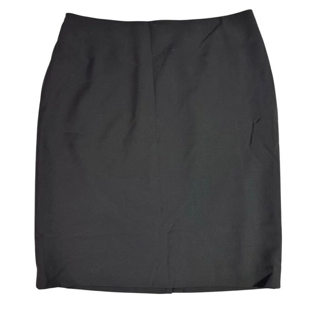 Talbots Women’s 10P Black Straight Skirt